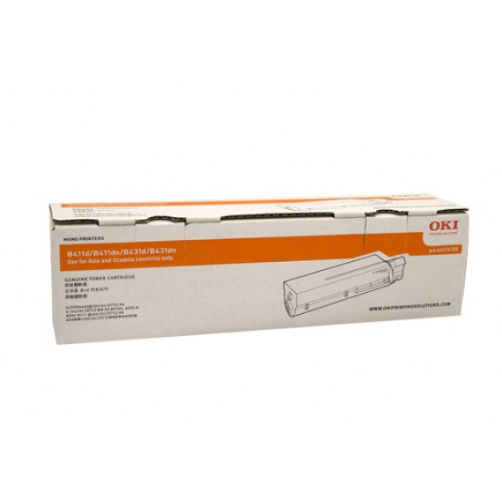 Oki B411 / 431 Black Toner Cartridge - 4,000 pages Tonerink Brand Oki B411 / 431 Black Toner Cartridge - 4,000 pages Tonerink Brand