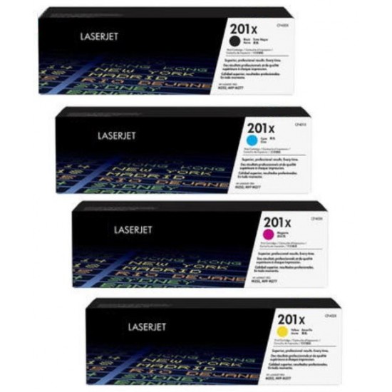 HP 201X CF400X+CF401X+CF402X+CF403X Toner Cartridge Tonerink Brand HP 201X CF400X+CF401X+CF402X+CF403X Toner Cartridge Tonerink Brand