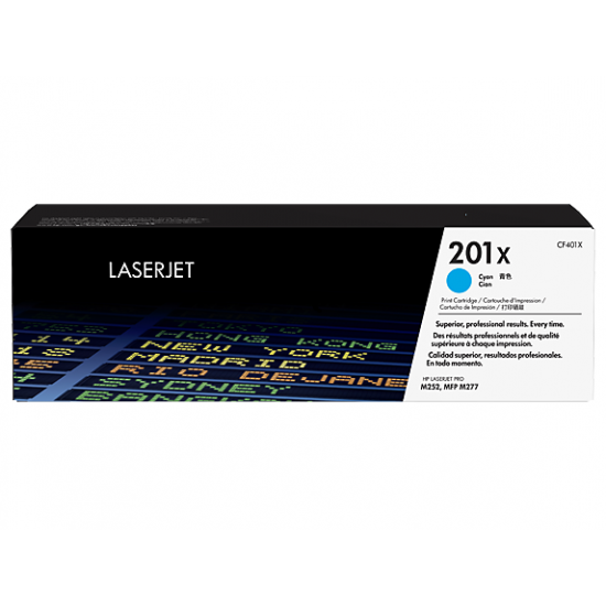 HP 201X CF401X Cyan Toner Cartridge HP 201X CF401X Cyan Toner Cartridge