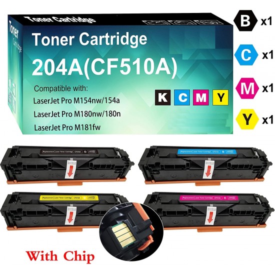 HP 204A CF510A toner cartridge compatible for LaserJet M154 M180 M181 HP 204A CF510A toner cartridge compatible for LaserJet M154 M180 M181
