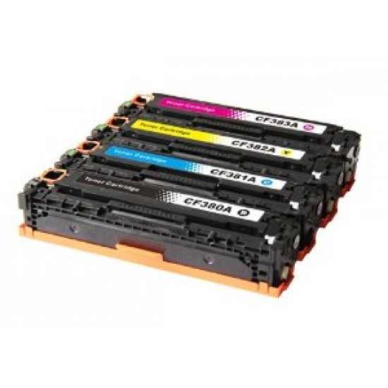 HP CF382A Yellow Toner Cartridge for M476dw HP CF382A Yellow Toner Cartridge for M476dw